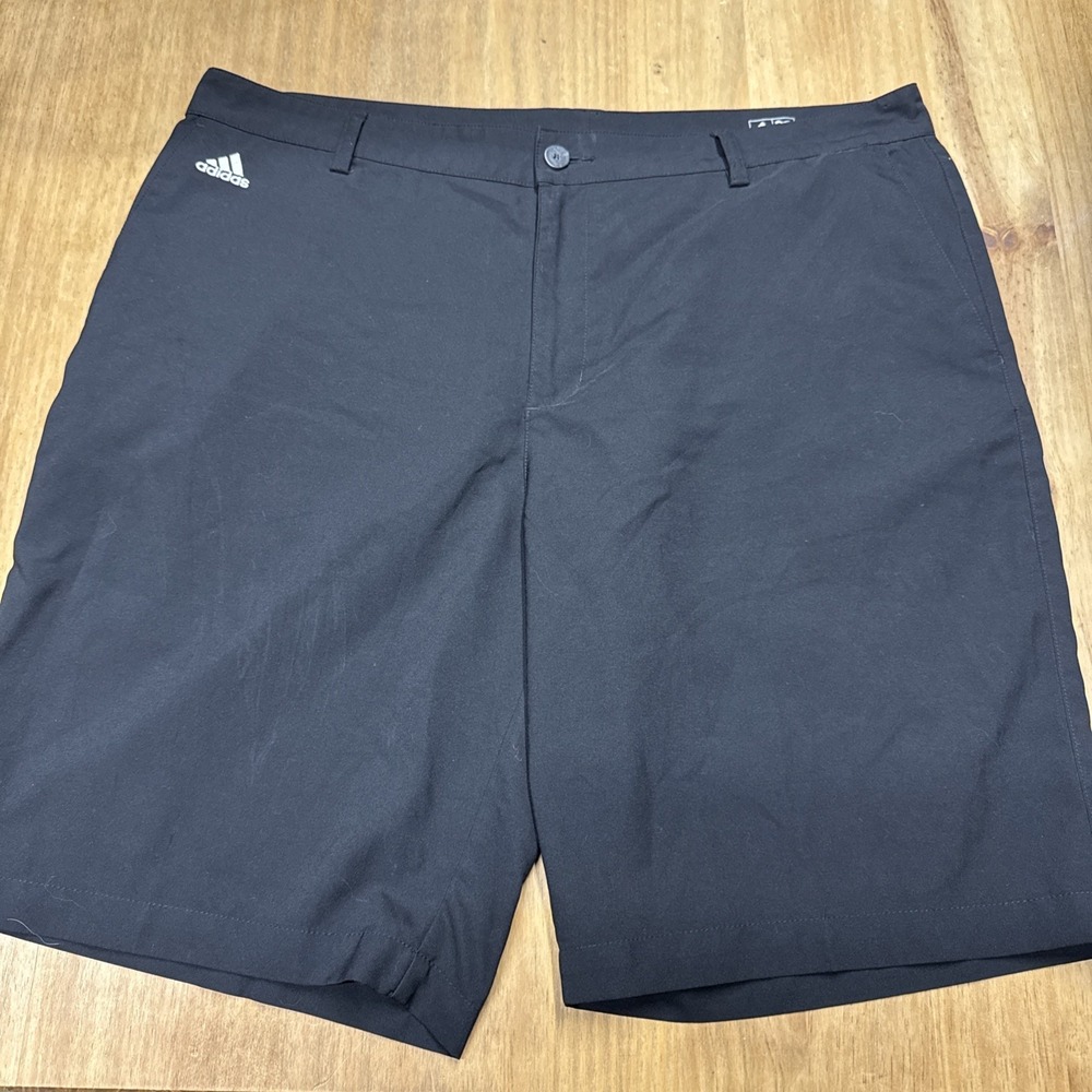 Adidas Climalite Golf Shorts‎ Men's 38 Black 10" Inseam Casual Lightweight